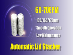 ऑटोमैटिक मेटल कैन मेकिंग मशीन लिड स्टेकर 380V 50Hz वोल्टेज