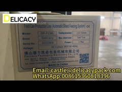 83 / 99 / 127 मिमी तल बनाने की लाइन के लिए स्वचालित अपलोडर और शीट फीडिंग सिस्टम