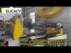 टिन कवर के साथ उच्च गति वाले दीर्घवृत्तीय संधारित्र ढक्कन के उत्पादन लाइन में विशेषज्ञता।