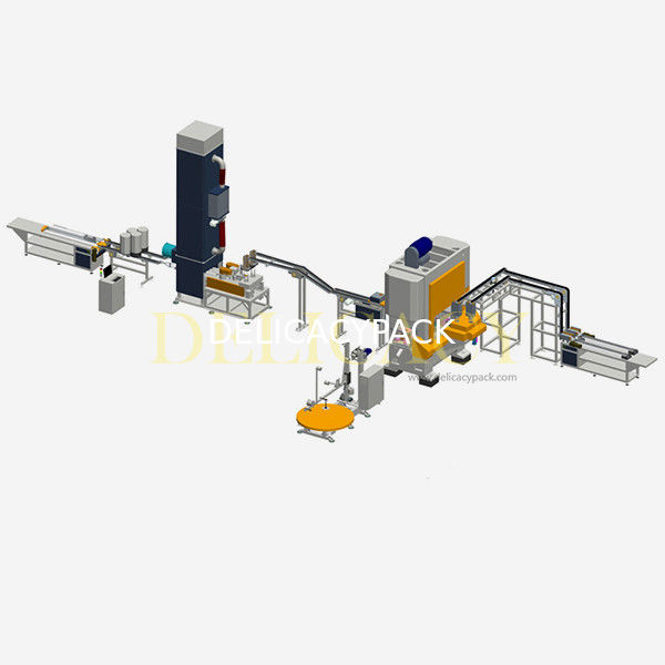 टिन के लिए 3 फेज 380V आसान ओपन एंड मशीन स्वत: ढक्कन बनाना समाप्त कर सकती है