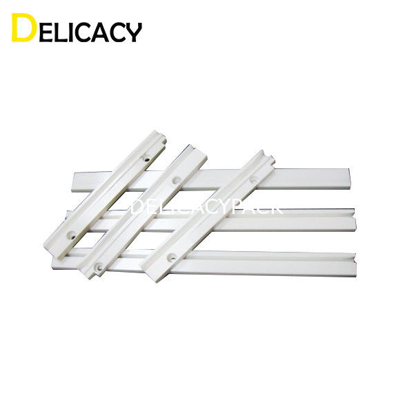 दो टुकड़ा गाइड रेल के साथ वेल्डिंग मशीन के लिए सिरेमिक जेड बार स्पेयर पार्ट्स