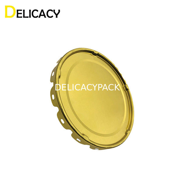 टिनप्लेट सबस्ट्रेट आयरन मेटल 10L राउंड इंडस्ट्रियल केमिकल पेंट पेल के लिए ढक्कन लगा सकता है