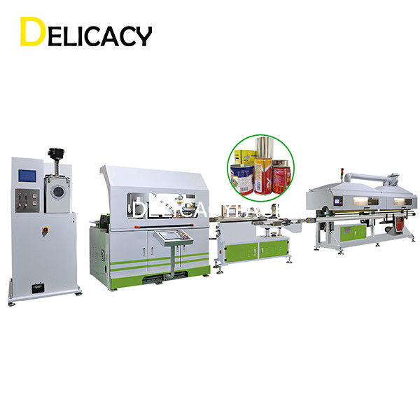 75Kw 5L टिन कैन प्रोडक्शन लाइन, पाउडर कोटिंग केमिकल कैन मेकिंग मशीन