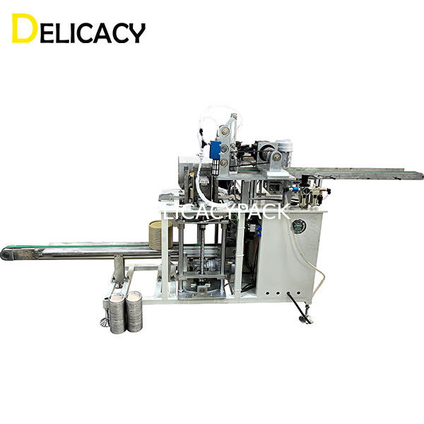 ऑटोमैटिक मेटल कैन मेकिंग मशीन लिड स्टेकर 380V 50Hz वोल्टेज