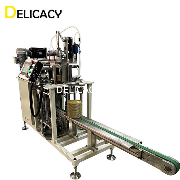 ऑटोमैटिक मेटल कैन मेकिंग मशीन लिड स्टेकर 380V 50Hz वोल्टेज