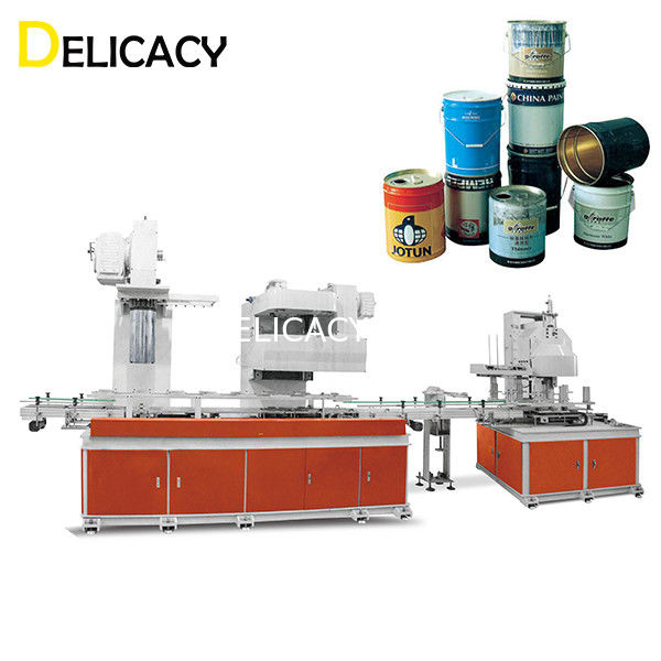 25KW 30CPM टिन पेल बॉडी के लिए मशीन उत्पादन लाइन बना सकता है