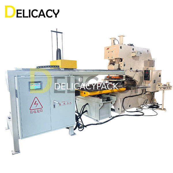 380V टिन कैन बनाने की मशीन स्टैम्पिंग लोहे की टोपी प्रेस के लिए नीचे Blanking ऑपरेशन