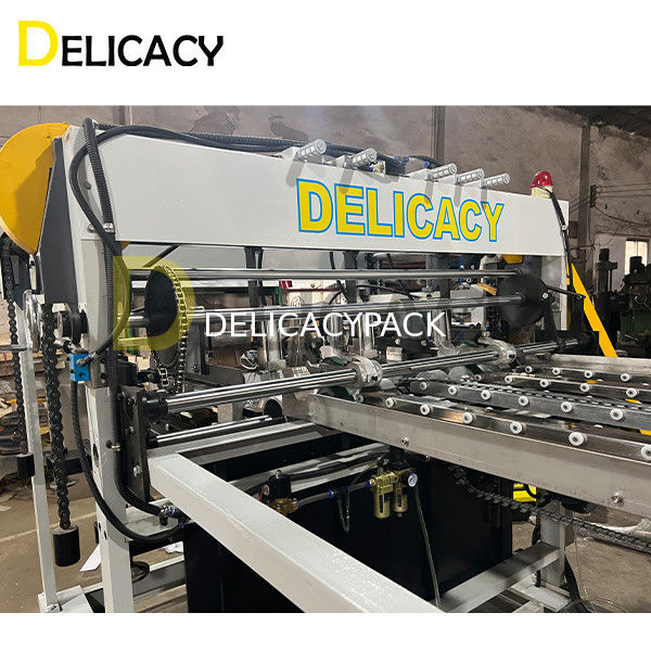 कैन बनाने के लिए स्वचालित लोहे की प्लेट अनुदैर्ध्य और अनुप्रस्थ कतरनी मशीन डुप्लेक्स स्वचालित बैंड स्लिटर