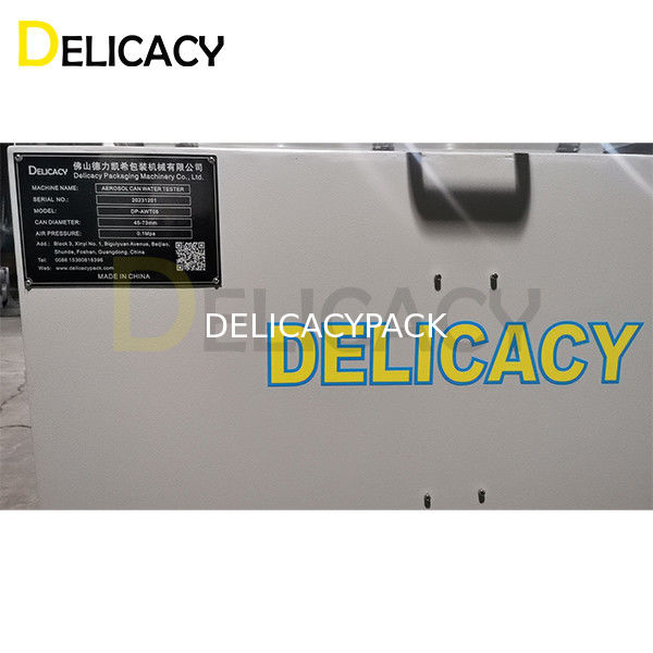 0.1Mpa वायु दबाव एयरोसोल लीक डिटेक्टर के लिए एयरोसोल मशीन बनाने के लिए उच्च दक्षता