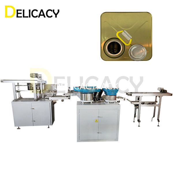 परिशुद्धता स्पॉट वेल्डिंग प्रौद्योगिकीः आयताकार कैन टॉप में मजबूत कनेक्शन के लिए पूरी तरह से स्वचालित हैंडल स्पॉट वेल्डर